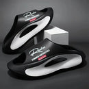 Chinelo Masculino EVA Leve – Design Preto e Branco Estilo Cartoon, Confortável para Uso Interno e Externo o Ano Todo