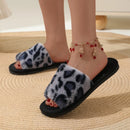 Pantufa Feminina Fashion de Pelúcia – Quente, Confortável, Leve e Antiderrapante para Outono e Inverno