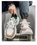 Tênis Masculino Casual Esportivo Estilo Coreano – Solado Alto, Respirável, Confortável e Moderno para o Dia a Dia